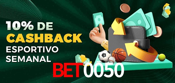 10% de bônus de cashback na bet0050
